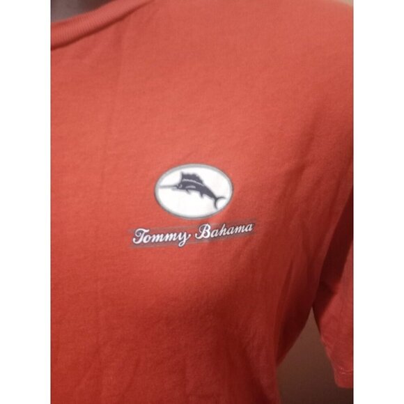 Tommy Bahama Relax Men's It's Always Wine O'clock Graphic T-Shirt Large L Coral - Picture 2 of 10